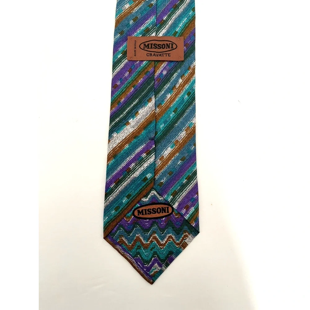 MISSONI CRAVATTE MEN'S SILK TIE NWOT